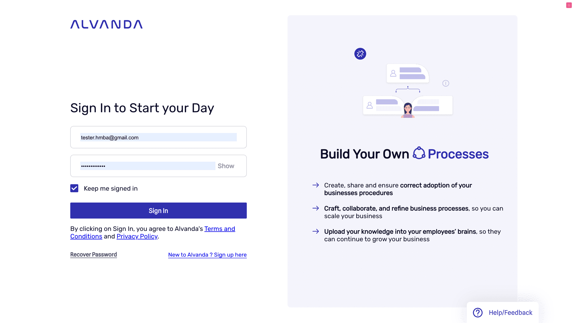 Alvanda platform
