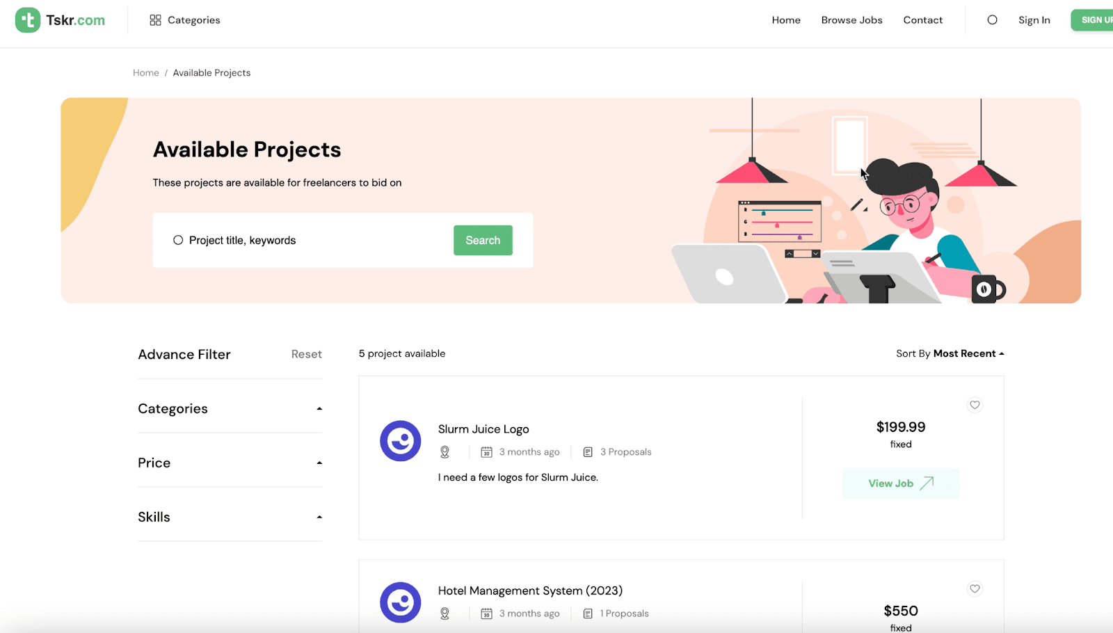 TSKR platform
